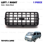 ช่องปรับแอร์ ช่องแอร์ อันกลาง-ข้างซ้าย/ขวา 1 ชิ้น สีดำ สำหรับ Toyota Hiace LH112 LH125 Van Commuter ปี 1989-1995